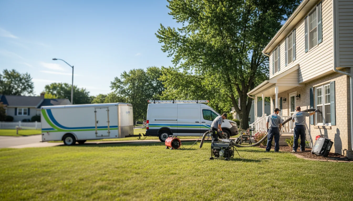 Flooded Basement Restoration And Cleanup With Repair in Page, NE near me